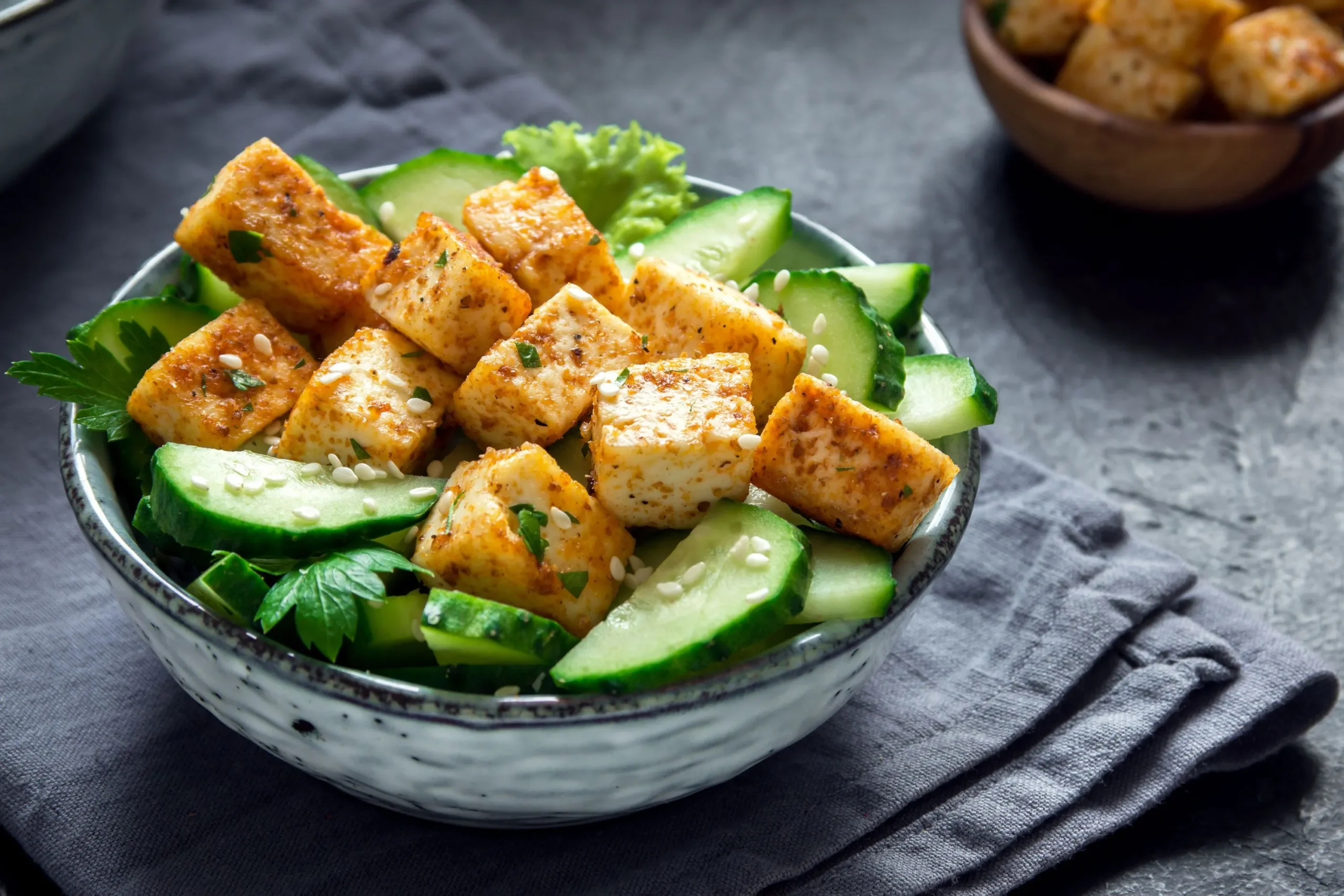 Tofu oppskrift steke veganmisjonen snadder snakker
