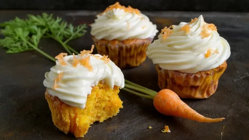 Gulrotmuffins oppskrift