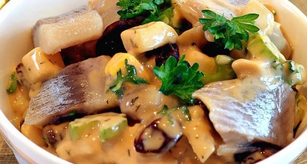 Sennepssild oppskrift