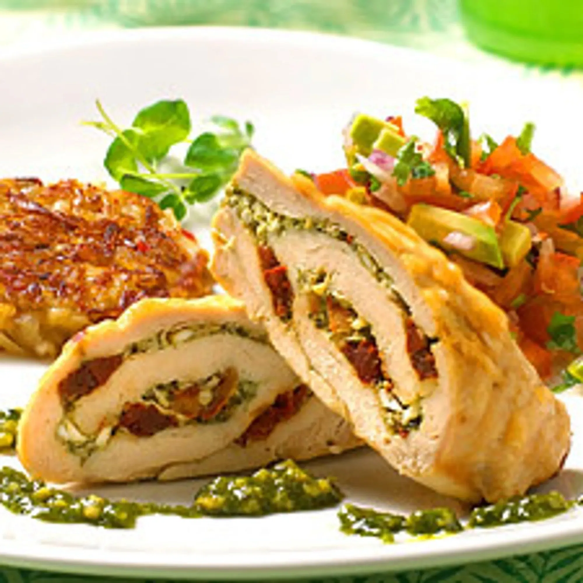 Fylt kyllingfilet oppskrift