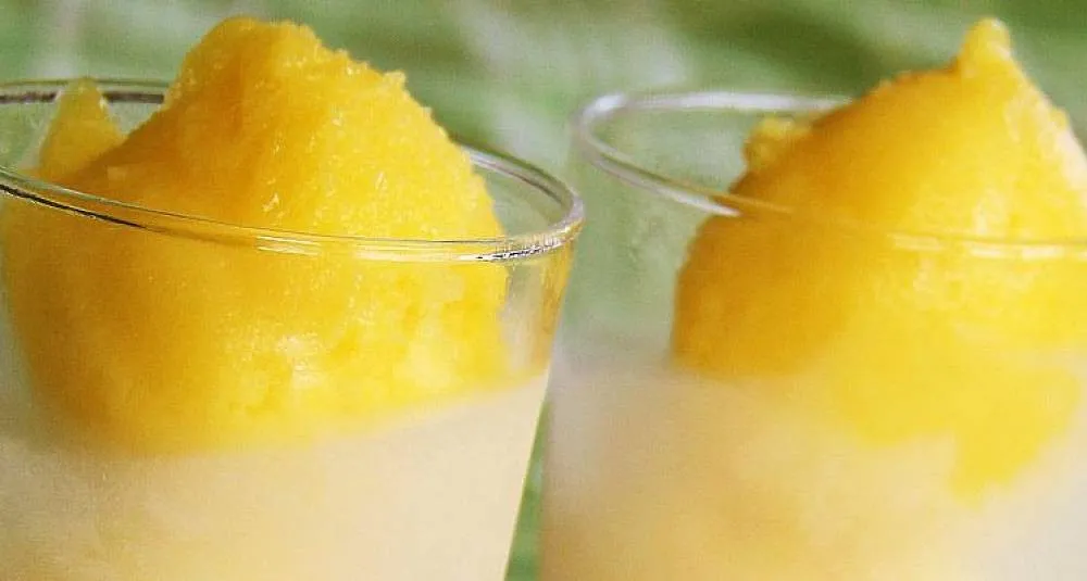 Sorbet mango sherbet