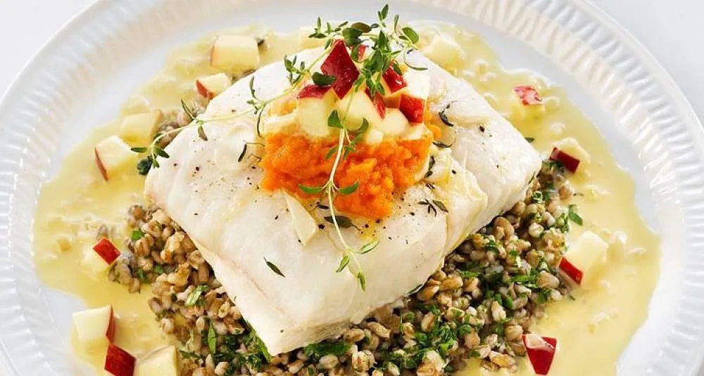 Ovnsbakt kveite oppskrift