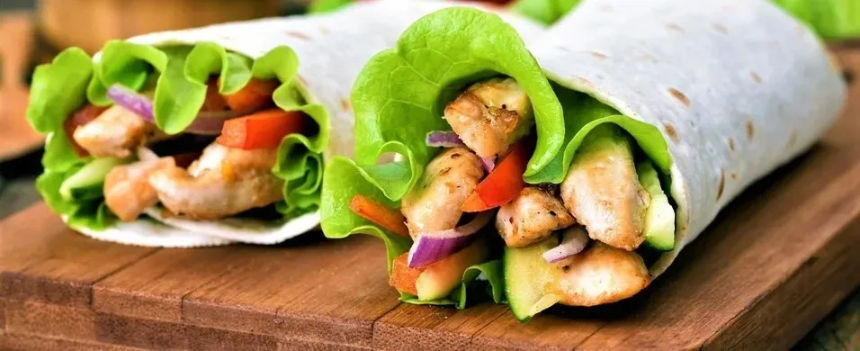 Oppskrift wraps kylling