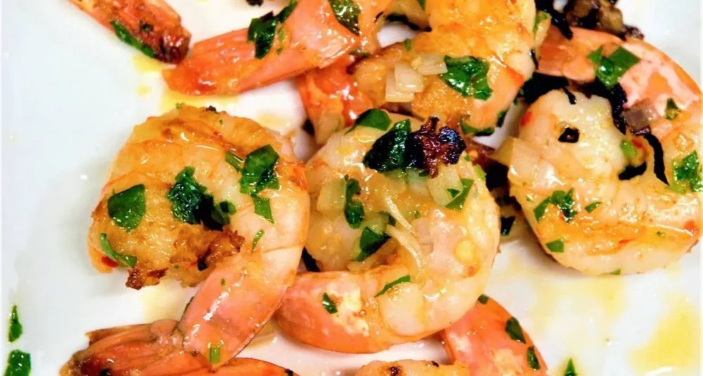 Grillspyd scampi kamskjell oppskrift tidsforbruk