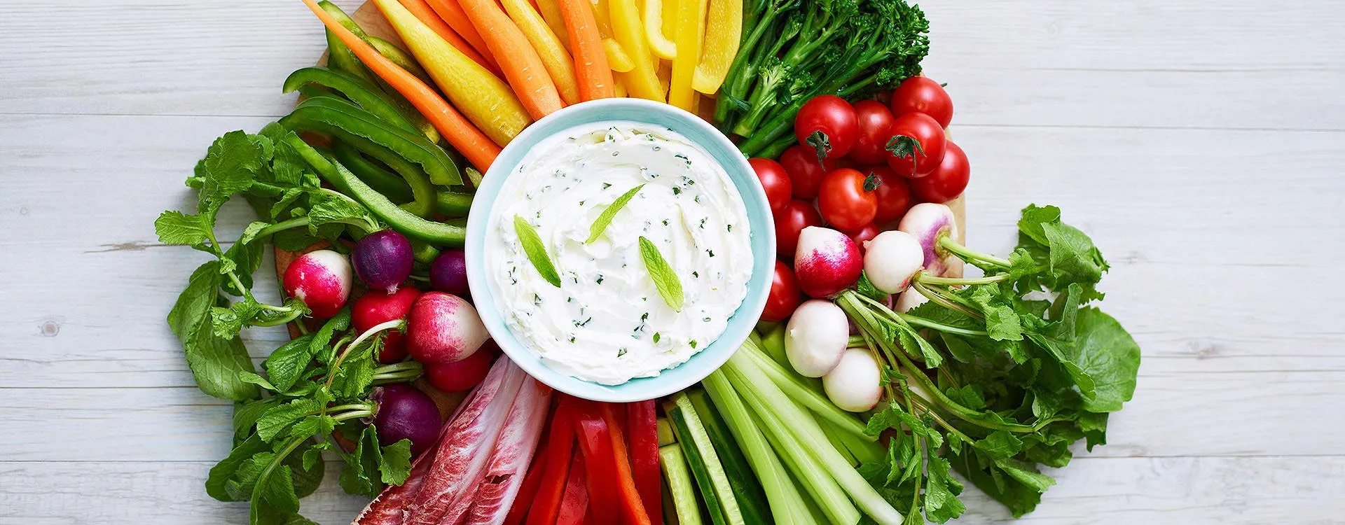 Grønnsaksdip oppskrift