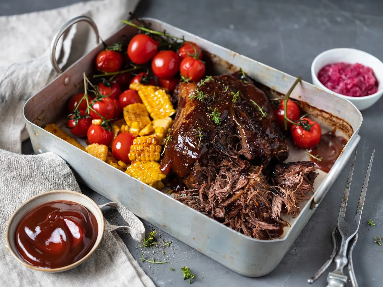 Pulled beef oppskrift