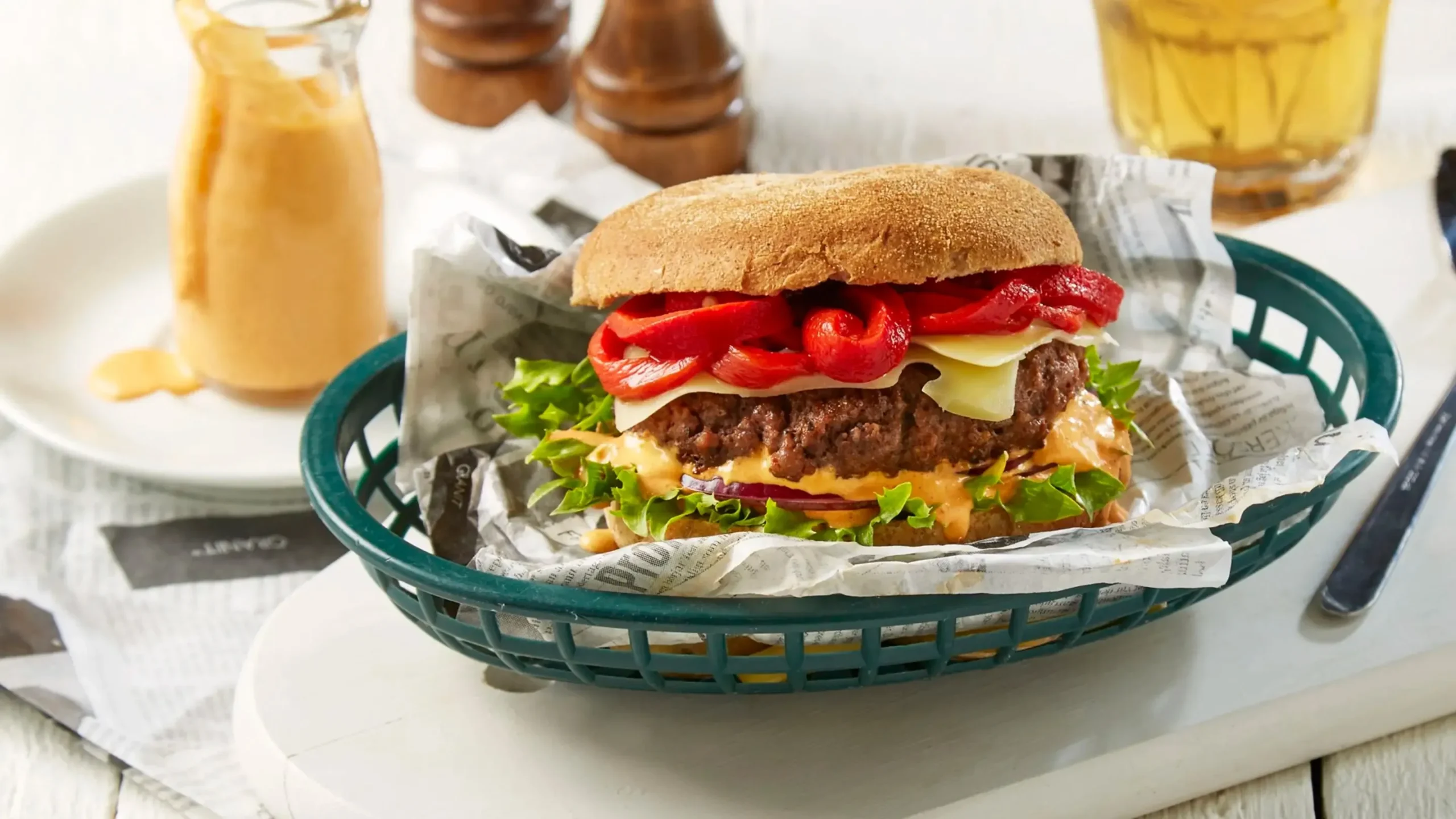 Hamburger oppskrift egg