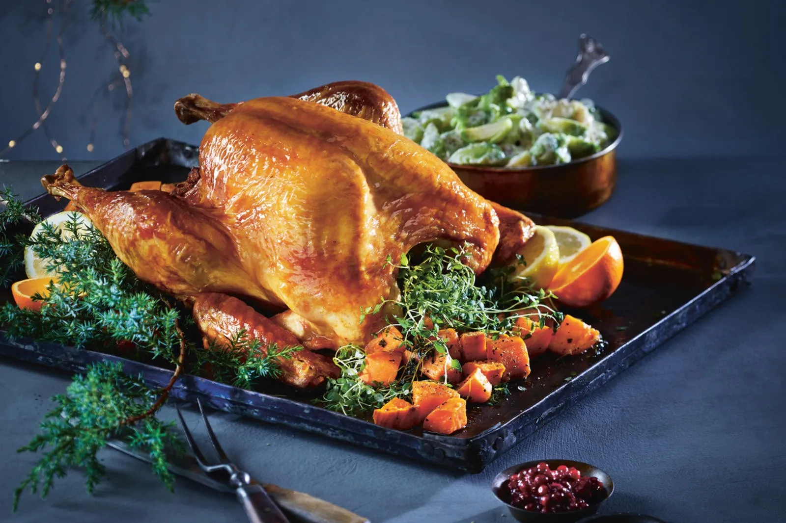 Kalkun oppskrift helstekt ingrediens matprat