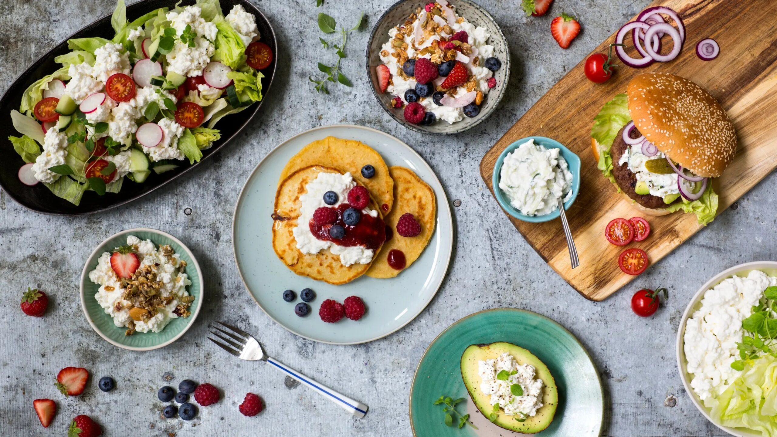 Oppskrifter med cottage cheese