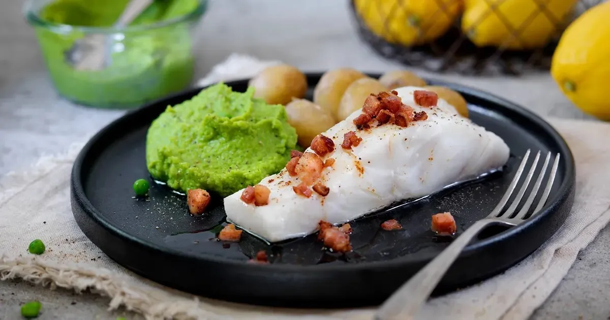 Torskefilet hvit saus torsk middag fisk oppskrifter tidsforbruk oppskrift meny