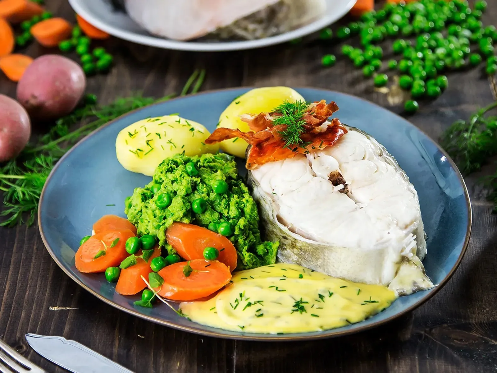 Oppskrift kokt skrei