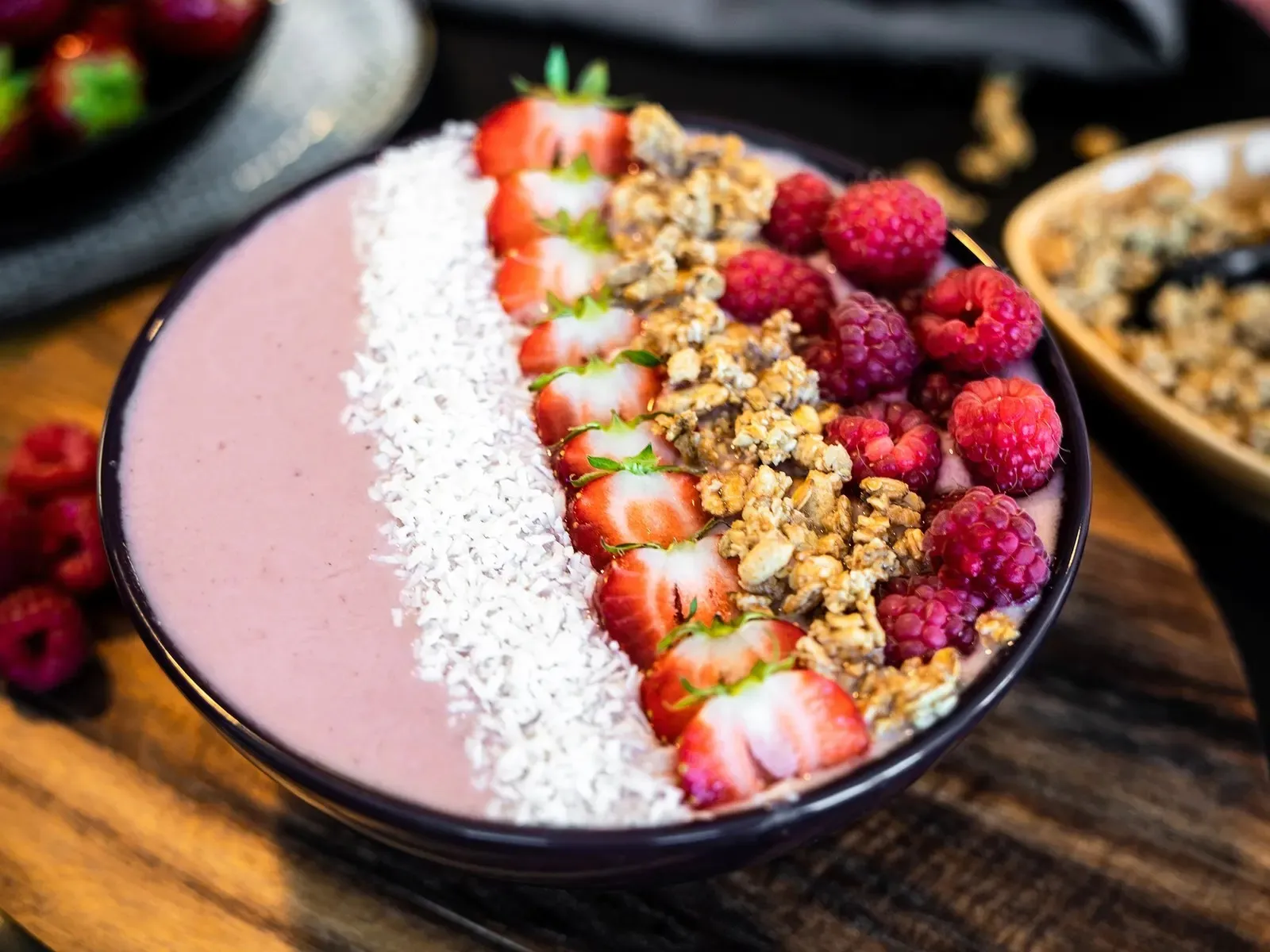 Smoothie oppskrift frosne bær