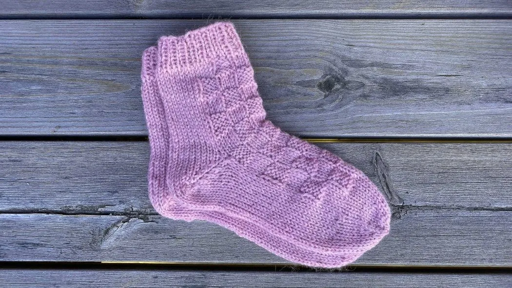 Sokker med mønster oppskrift