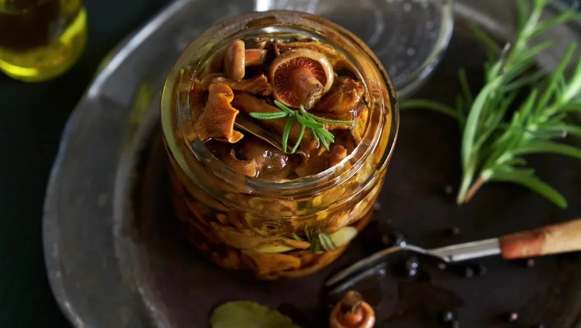 Sopp i olje oppskrift