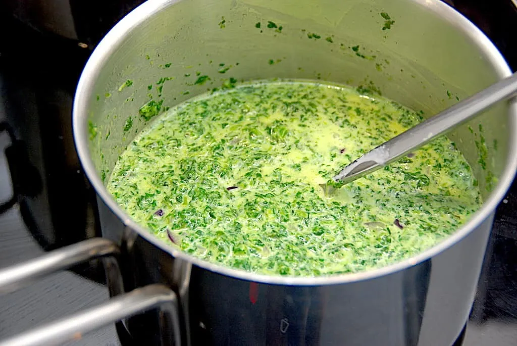 Frossen spinat oppskrift