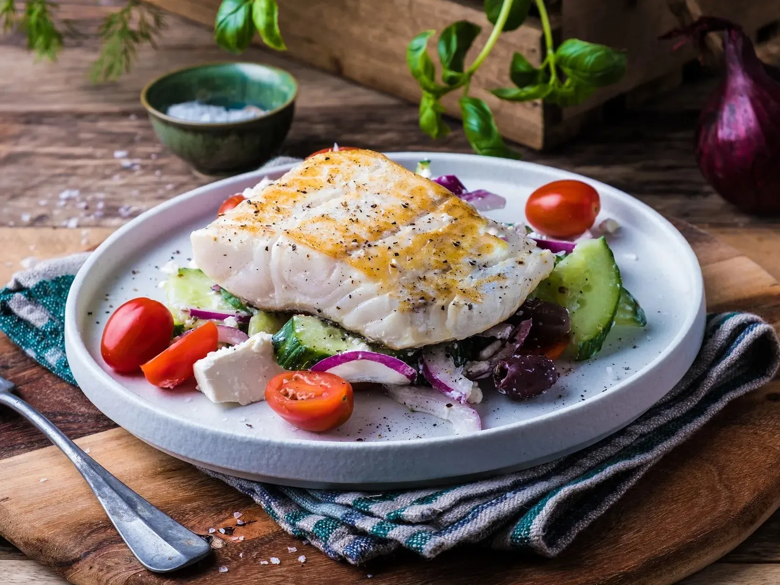 Stekt kveite oppskrift