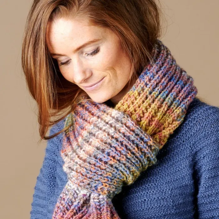 Enkelt skjerf oppskrift