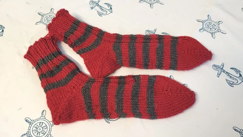 Oppskrift barnesokker i sterk