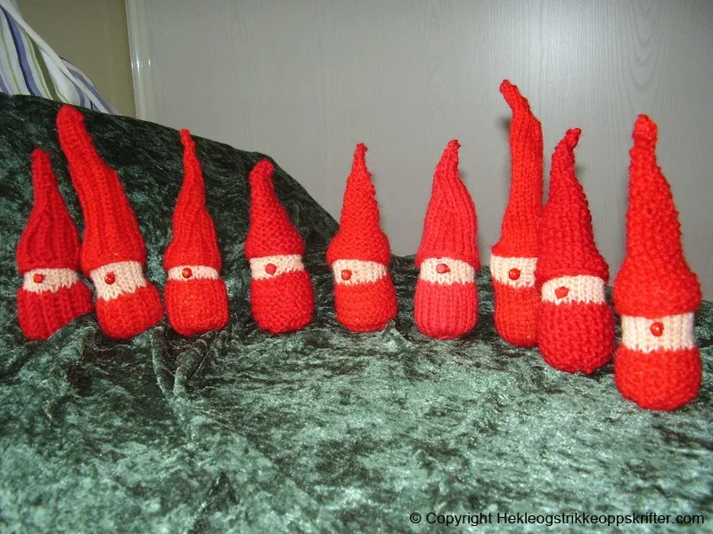 Strikke nisser oppskrifter