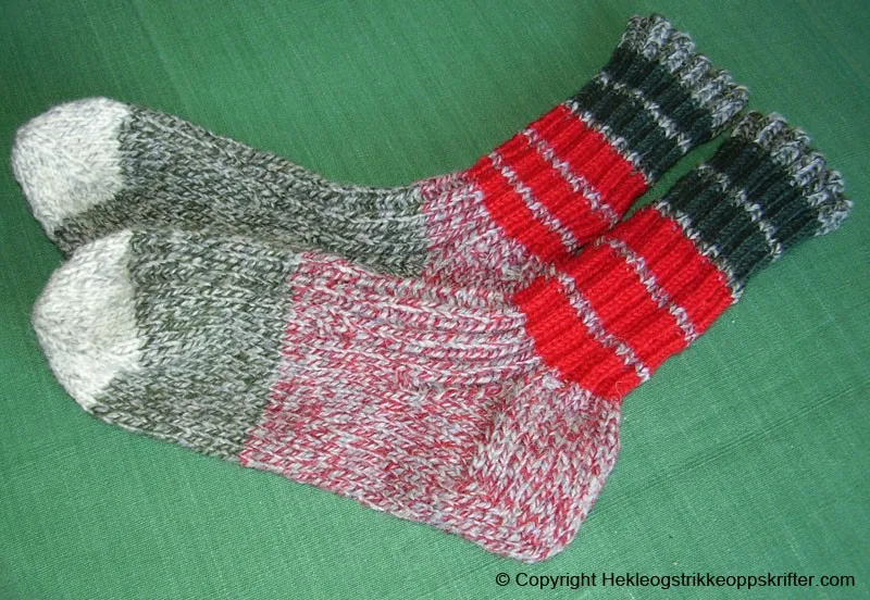 Sokker dame oppskrift