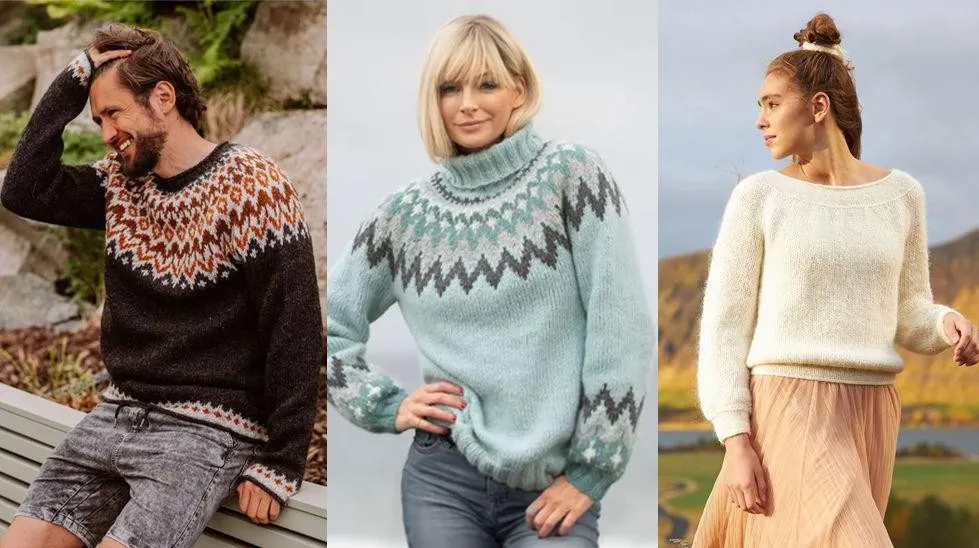 Fluffy genser oppskrift dame