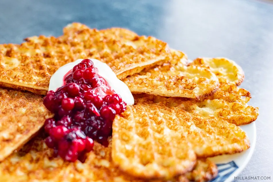 Svenske vafler oppskrift