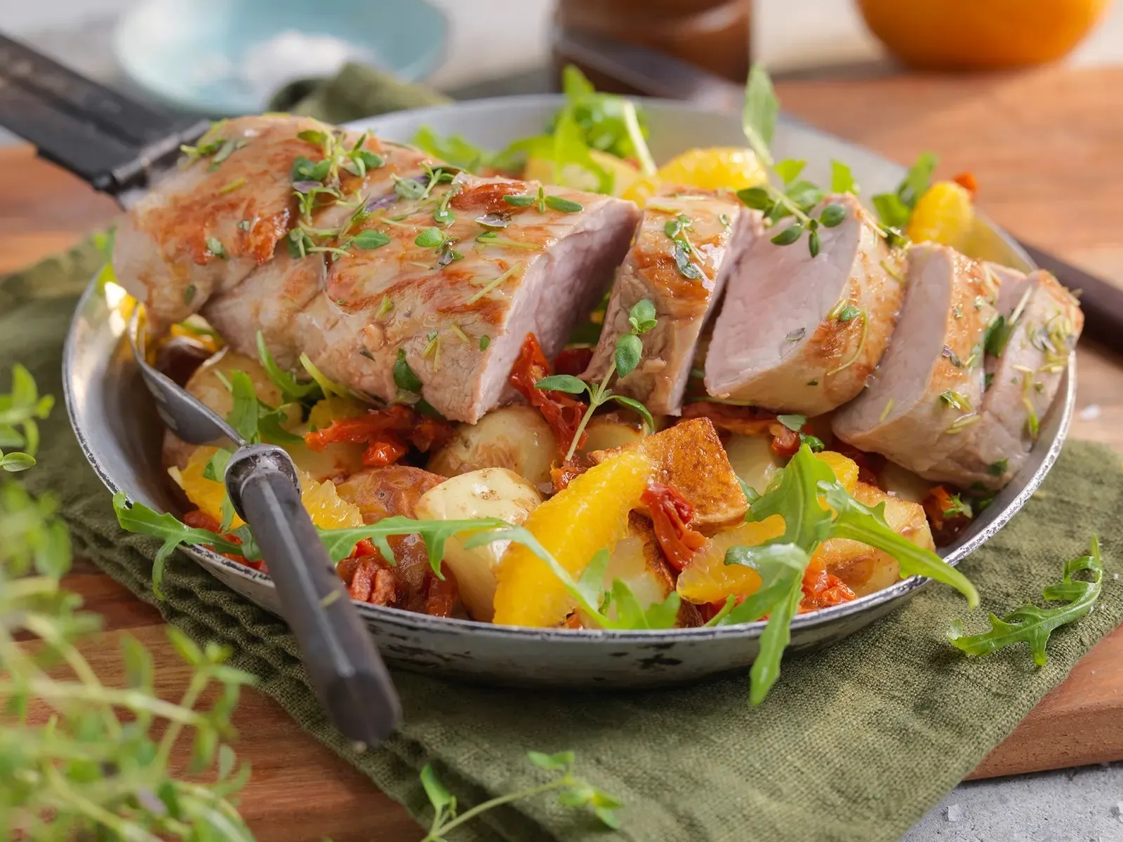 Tynnskåret svinefilet oppskrift