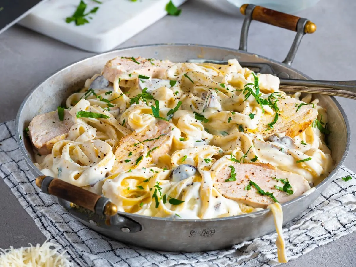 Kylling pasta oppskrift