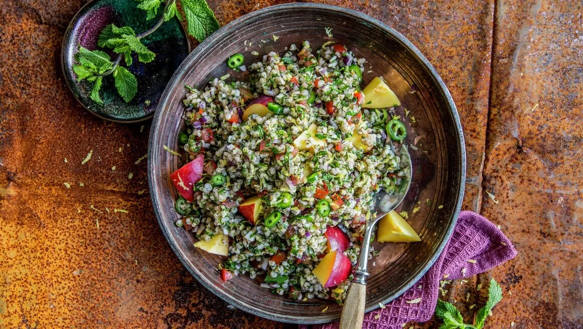 Tabbouleh granateple persille