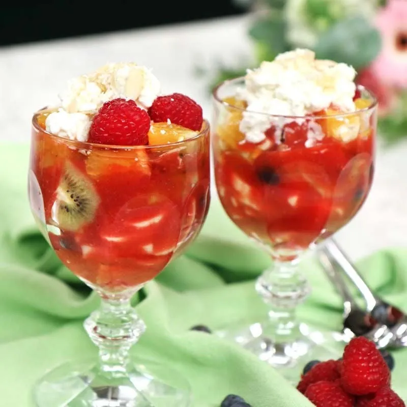 Mojito eksotisk pannacotta lagret godt