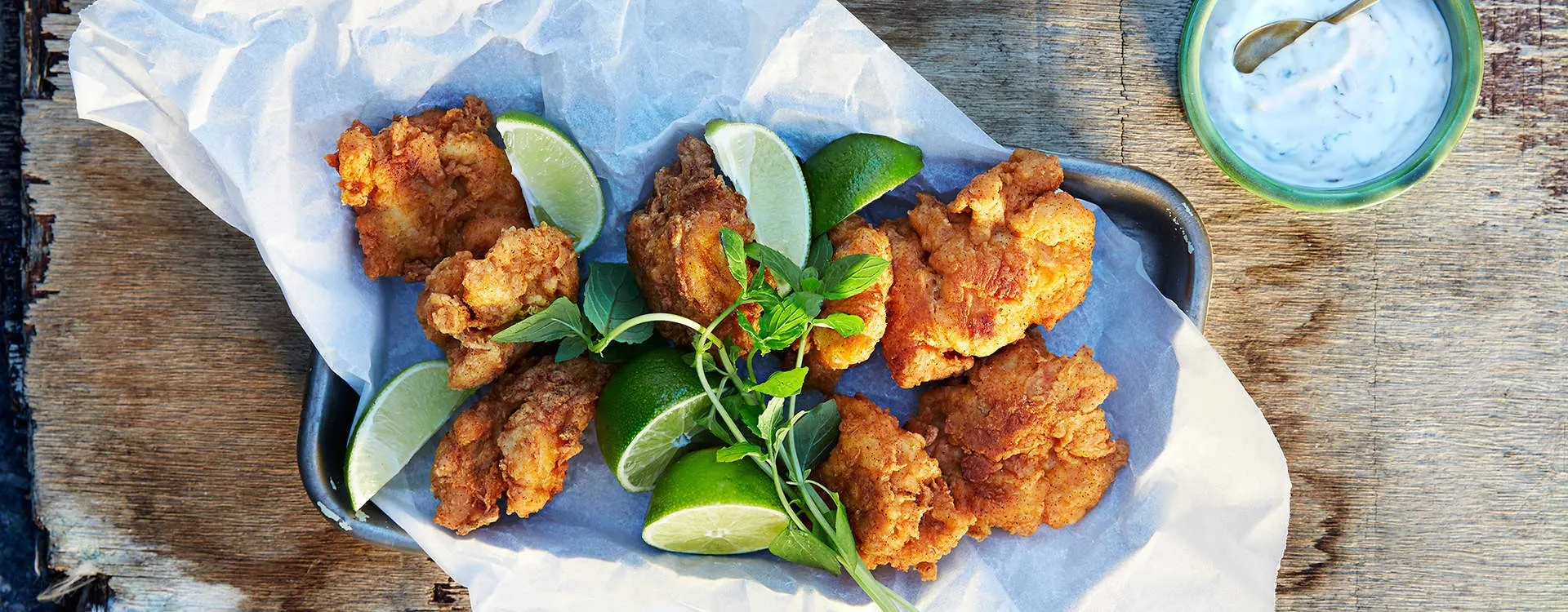 Fritert kylling oppskrift