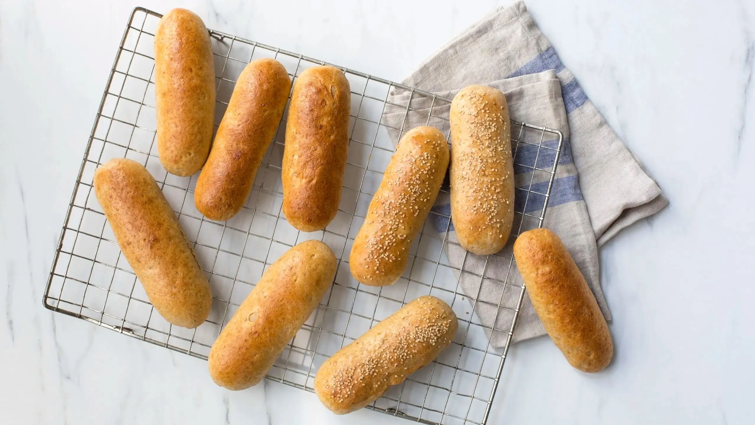 Fyll baguetter grove godt