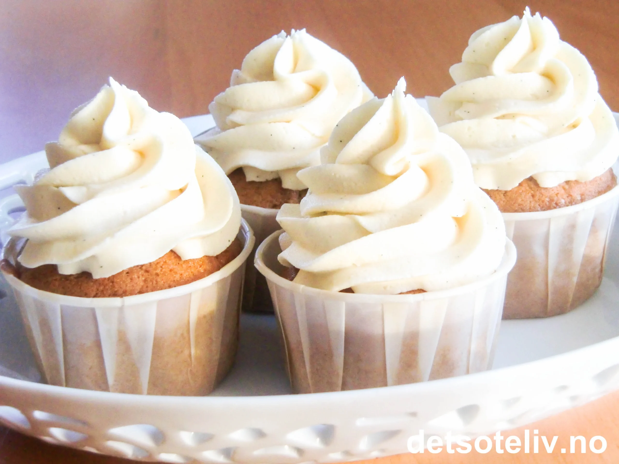 Verdens beste cupcakes oppskrift