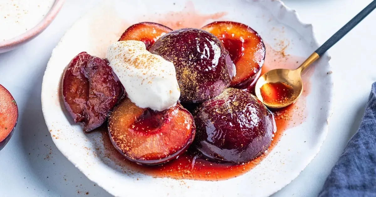 Oppskrift med plommer