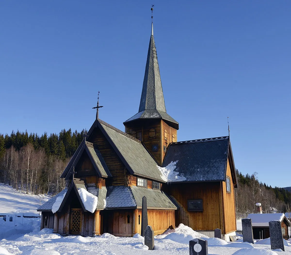 Heddal stave telemark notodden rural