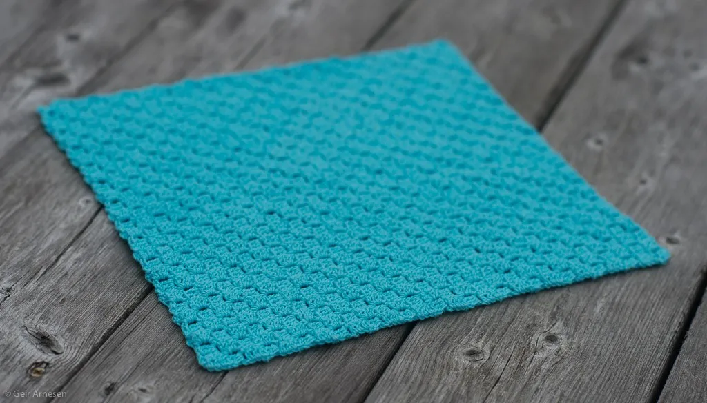 Strikke kjøkkenklut oppskrift