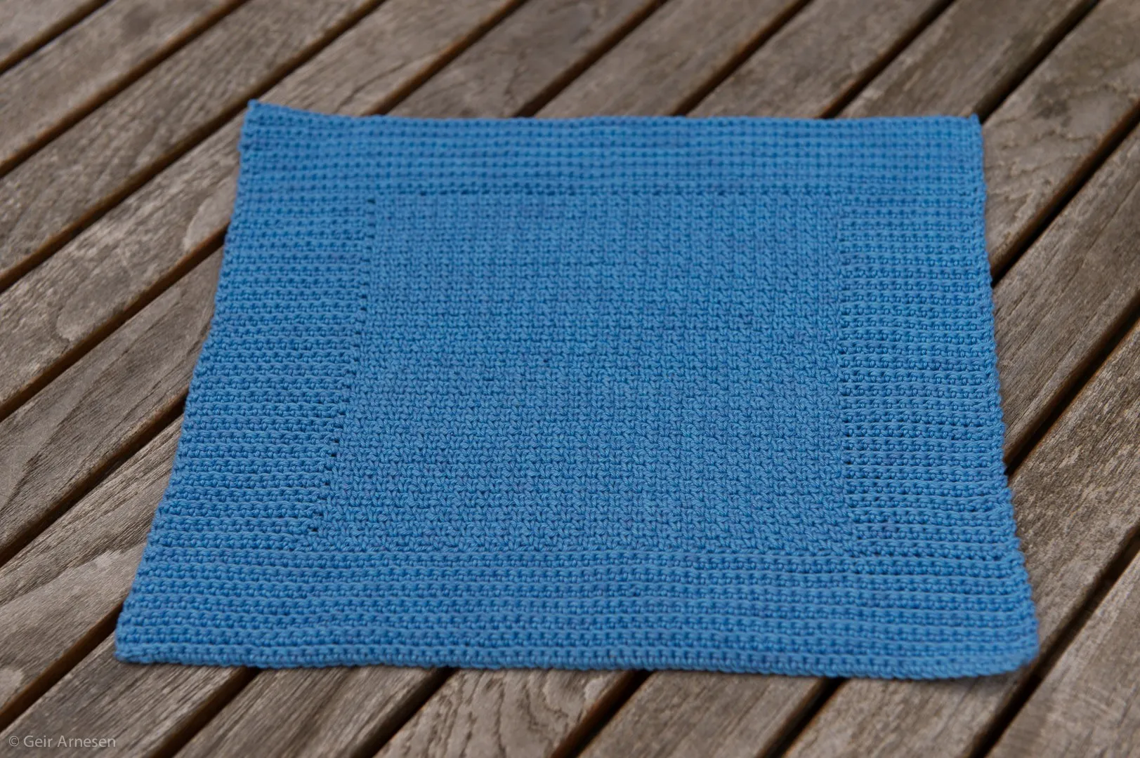 Heklet oppskrift klut turkis kluter kluten hvordan