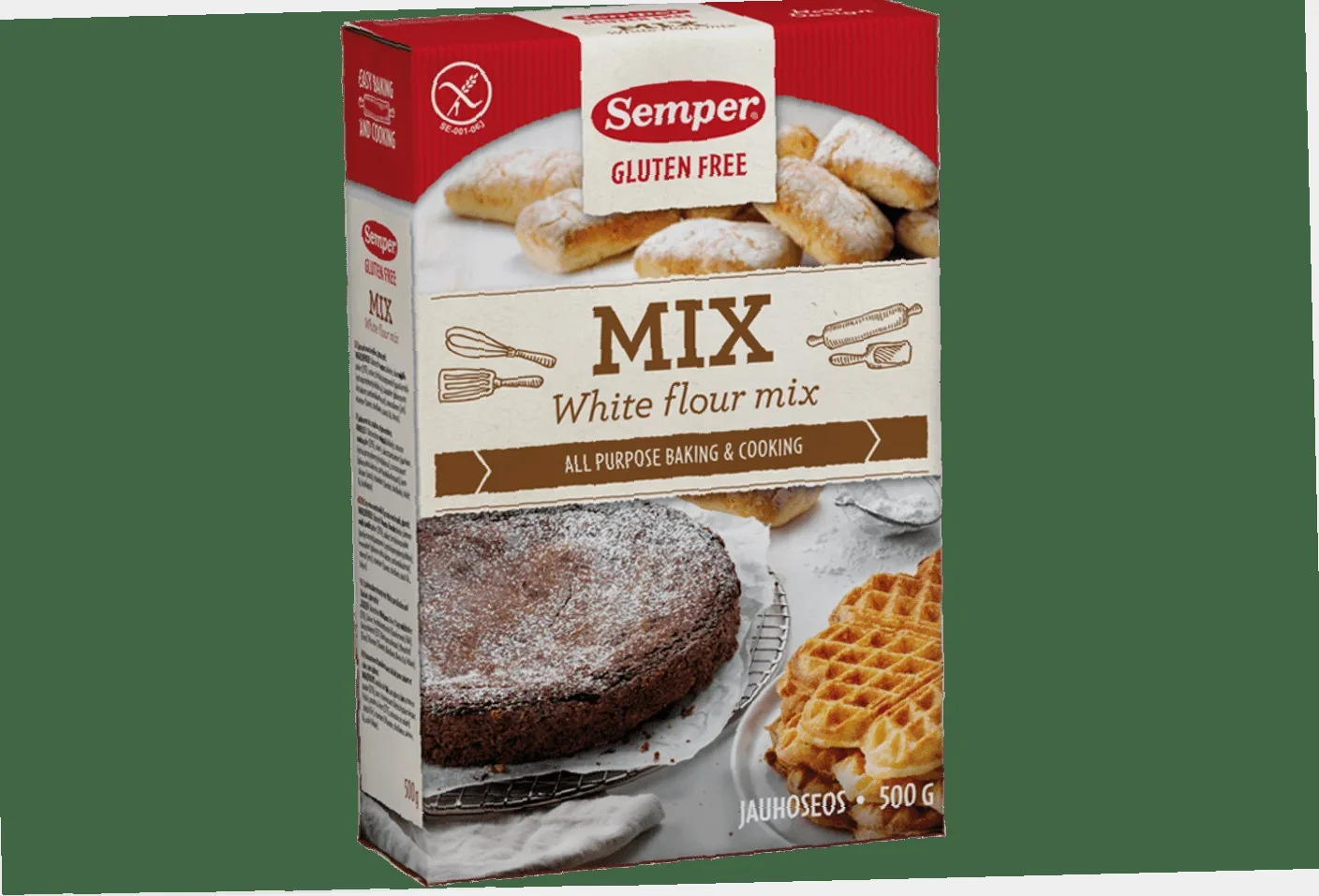 glutenfri sukkerbrød semper