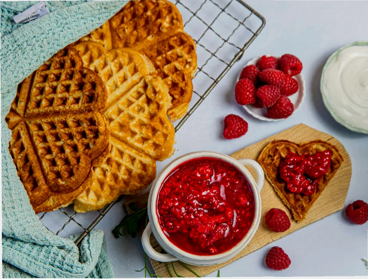 glutenfri vaffelrøre oppskrift