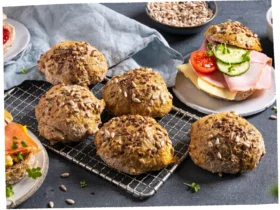 glutenfrie grove rundstykker oppskrift