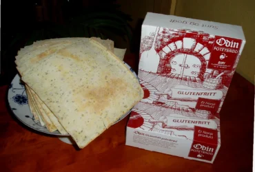 glutenfritt flatbrød i krumkakejern