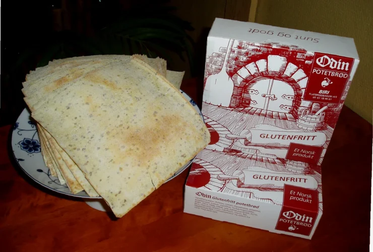 glutenfritt flatbrød i krumkakejern