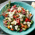 gresk salat lavkarbo