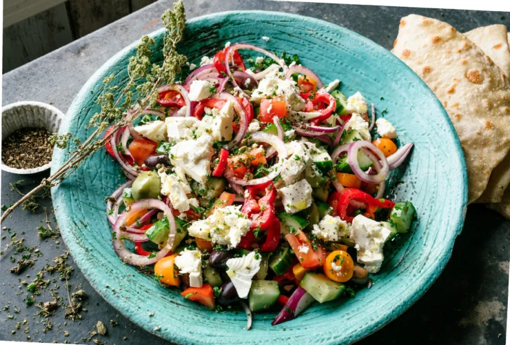 gresk salat lavkarbo