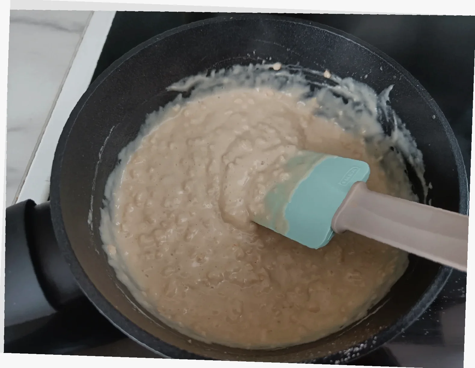 havregrøt med vaniljemelk