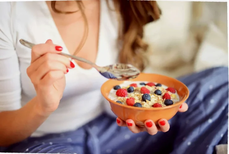 havregrøt til frokost