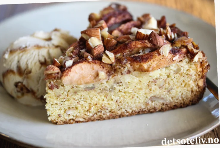 lavkarbo kake med mandelmel