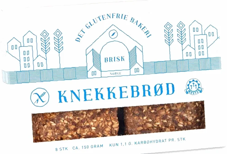 lavkarbo knekkebrød med fiberhusk