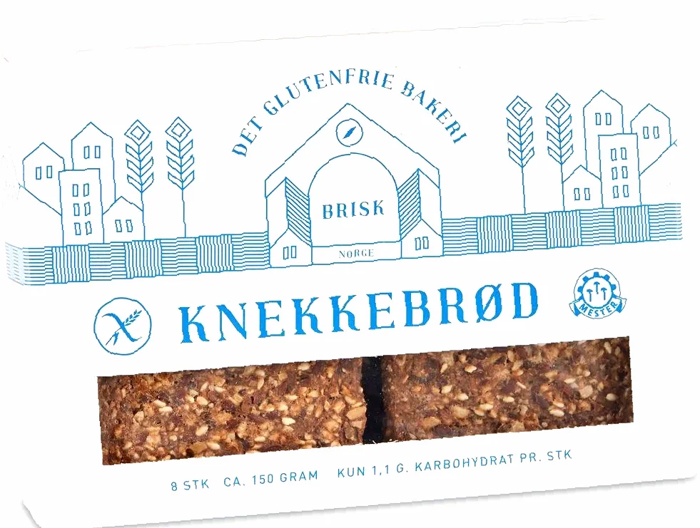 lavkarbo knekkebrød med fiberhusk