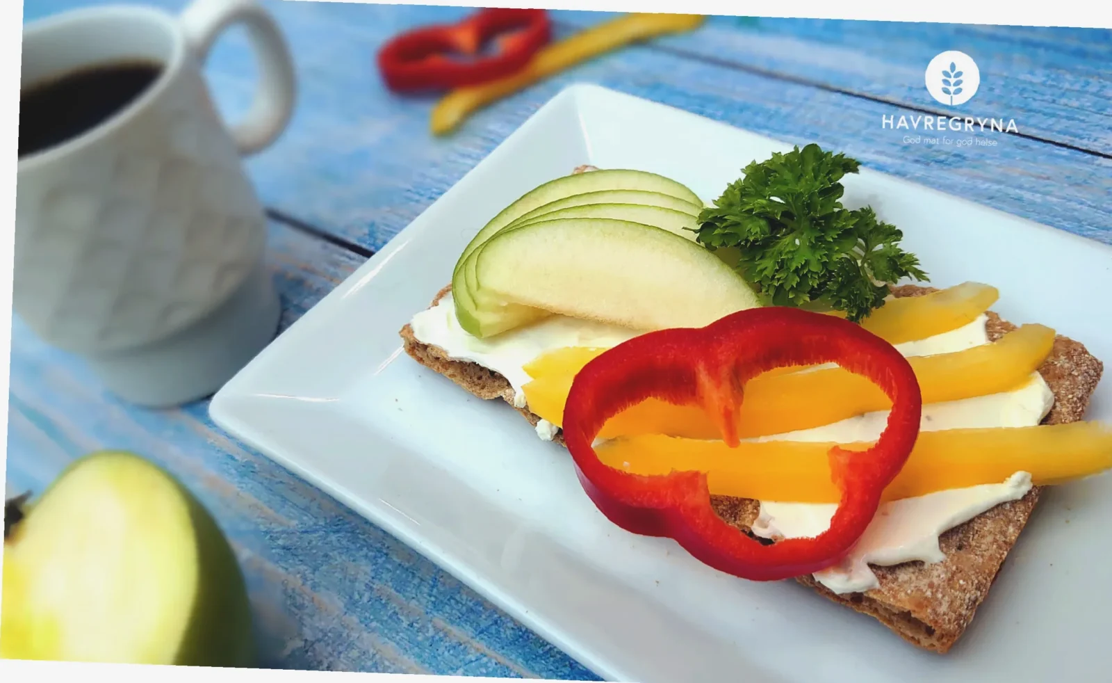 runde knekkebrød med havsalt